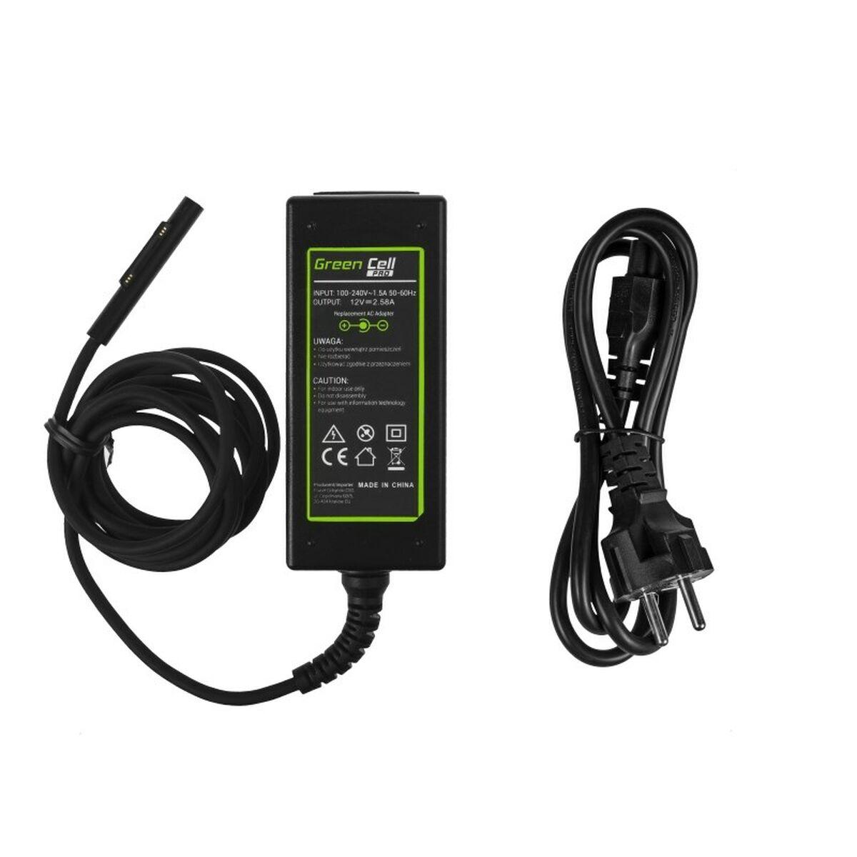 Green Cell AD63P adattatore e invertitore Interno 36 W Nero (Green Cell Microsoft Surface Pro 3 Charger 36W 2.58A)