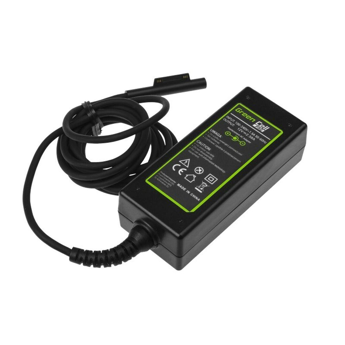 Green Cell AD63P adattatore e invertitore Interno 36 W Nero (Green Cell Microsoft Surface Pro 3 Charger 36W 2.58A)