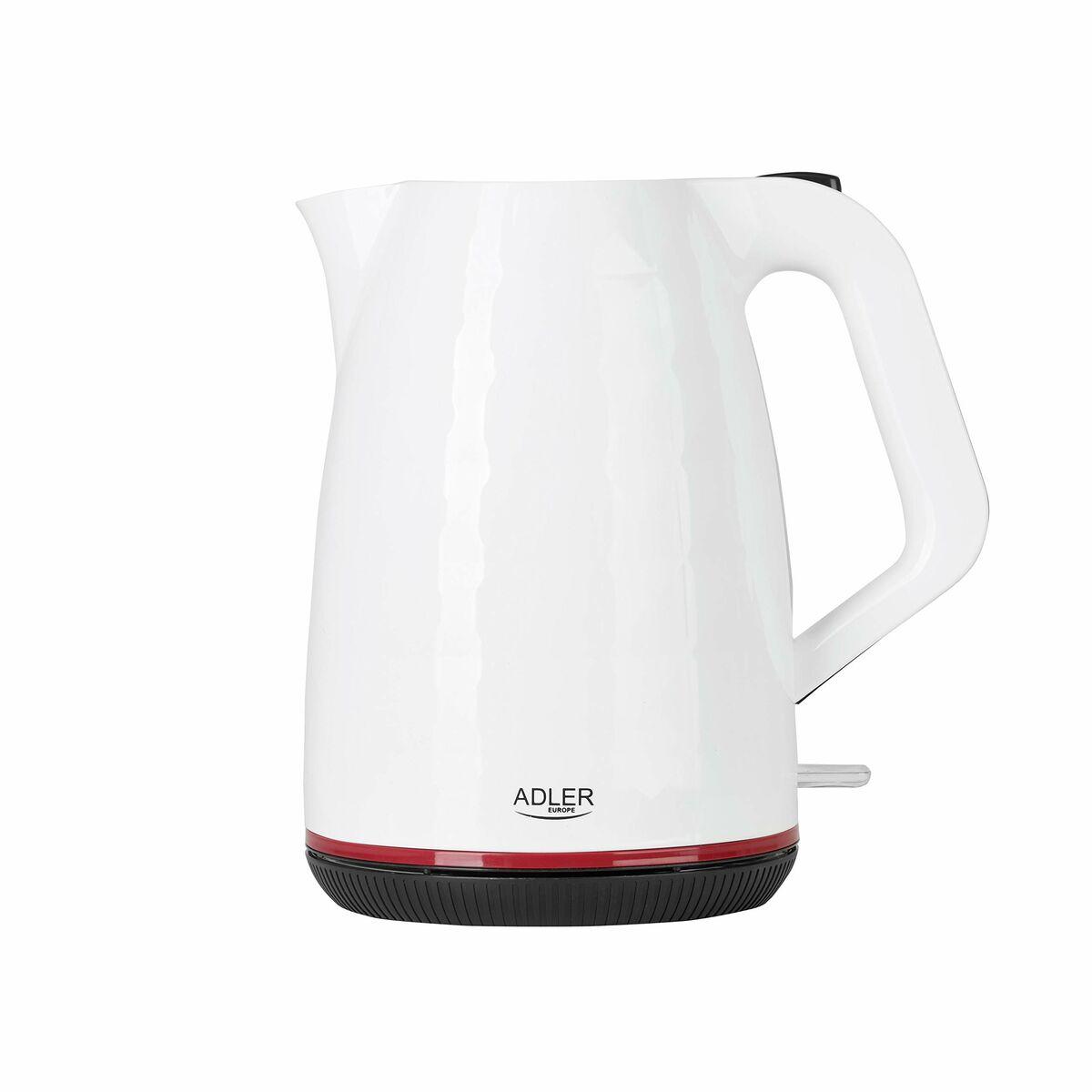 Bollitore Adler AD 1277 w Bianco Plastica 2200 W 1,7 L
