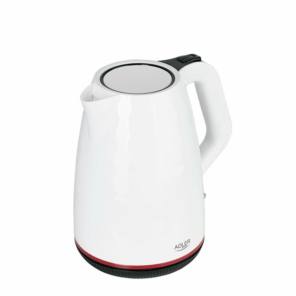 Bollitore Adler AD 1277 w Bianco Plastica 2200 W 1,7 L