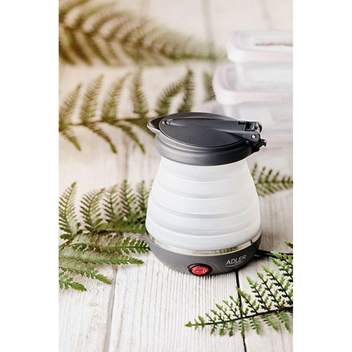 Bollitore Adler AD 1279 Bianco Nero Plastica 750 W 06 L