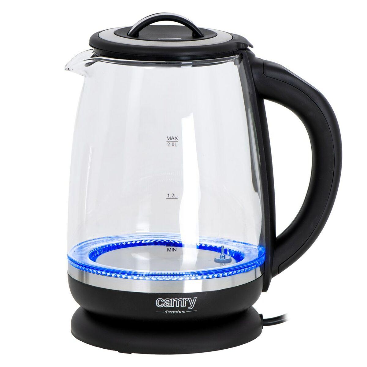 Bollitore Adler CR 1290 Nero Vetro 2200 W 2 L