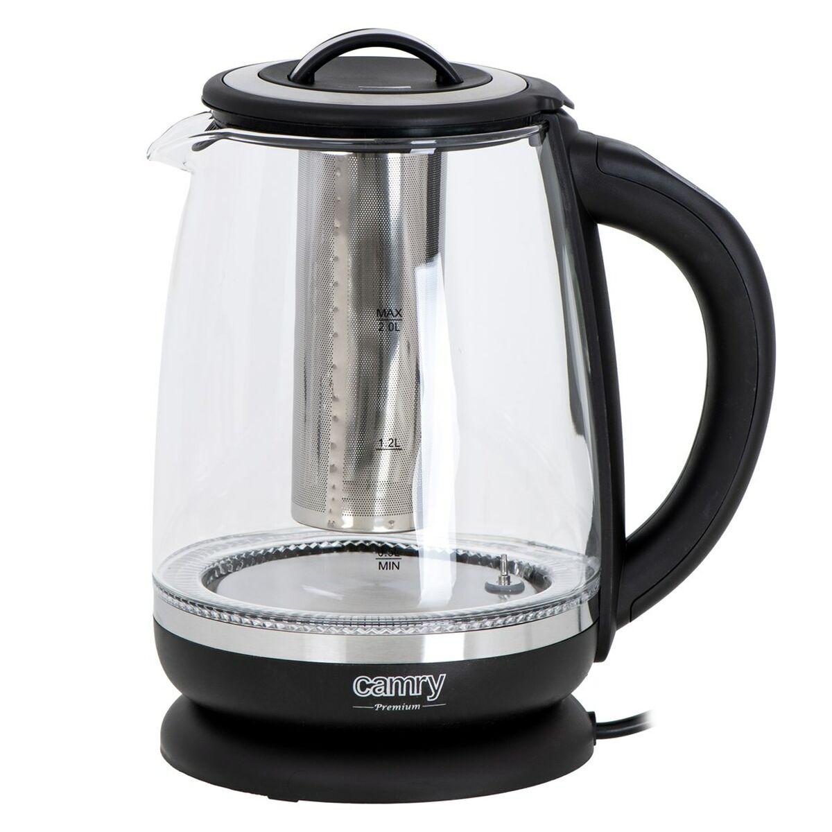 Bollitore Adler CR 1290 Nero Vetro 2200 W 2 L