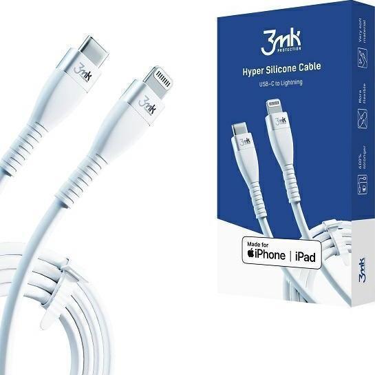 Cavo USB 3mk Cavo Hyper silicone Lightning 20W 1m (5903108444071)