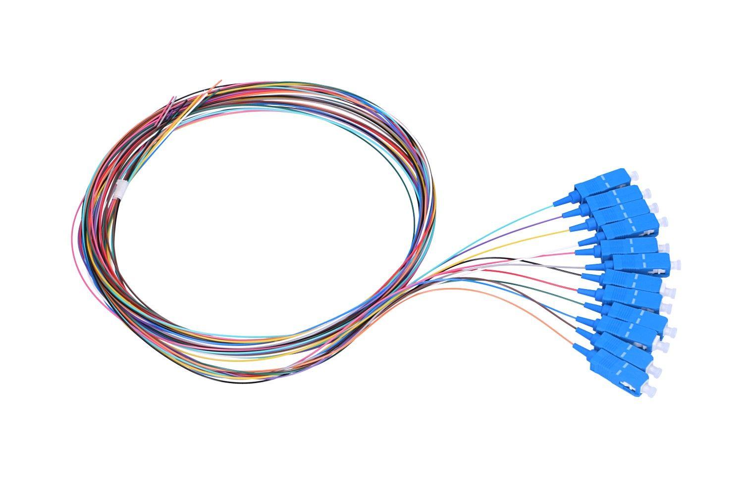 EXTRALINK PIGTAILS SET SC/UPC SM G.652D 12PCS 12-COLORS