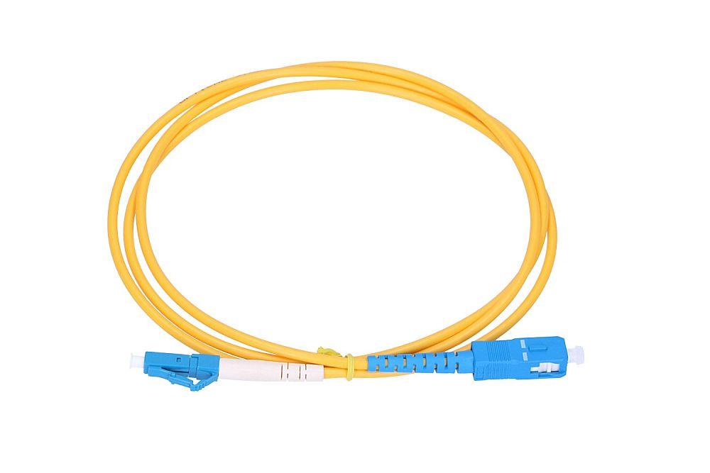 Extralink LC/UPC-SC/UPC Patchcord Monomodo Simplex G652D 3mm 2m