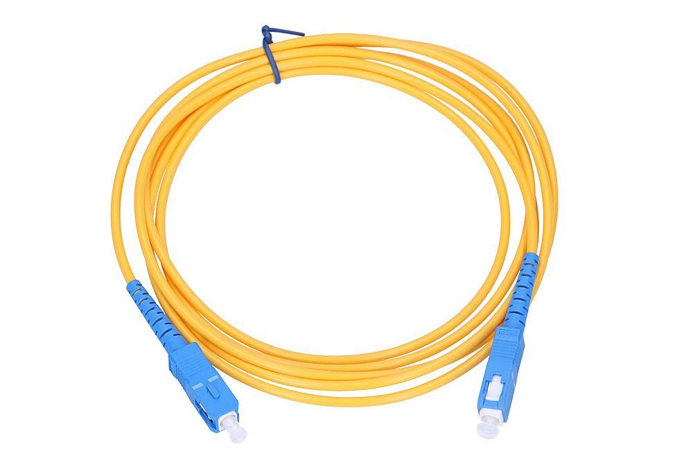 Extralink SC/UPC-SC/UPC Patchcord Monomodale Simplex G652D 3mm 5m