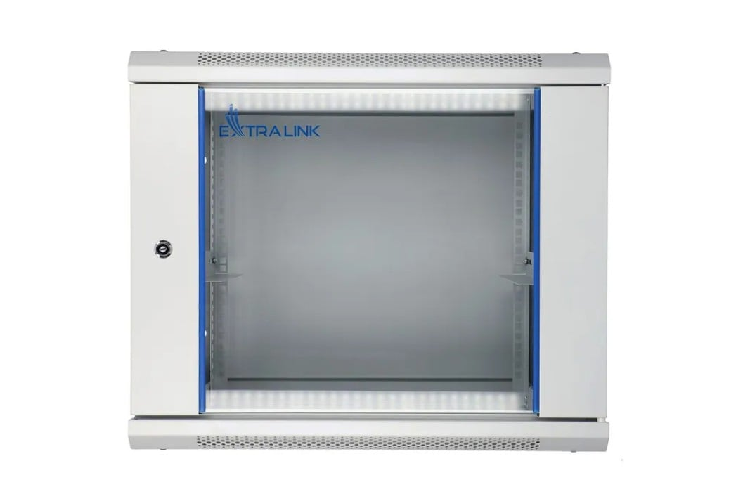 Extralink 9U 600x600 Grigio | Armadio per montaggio su rack | montaggio a parete