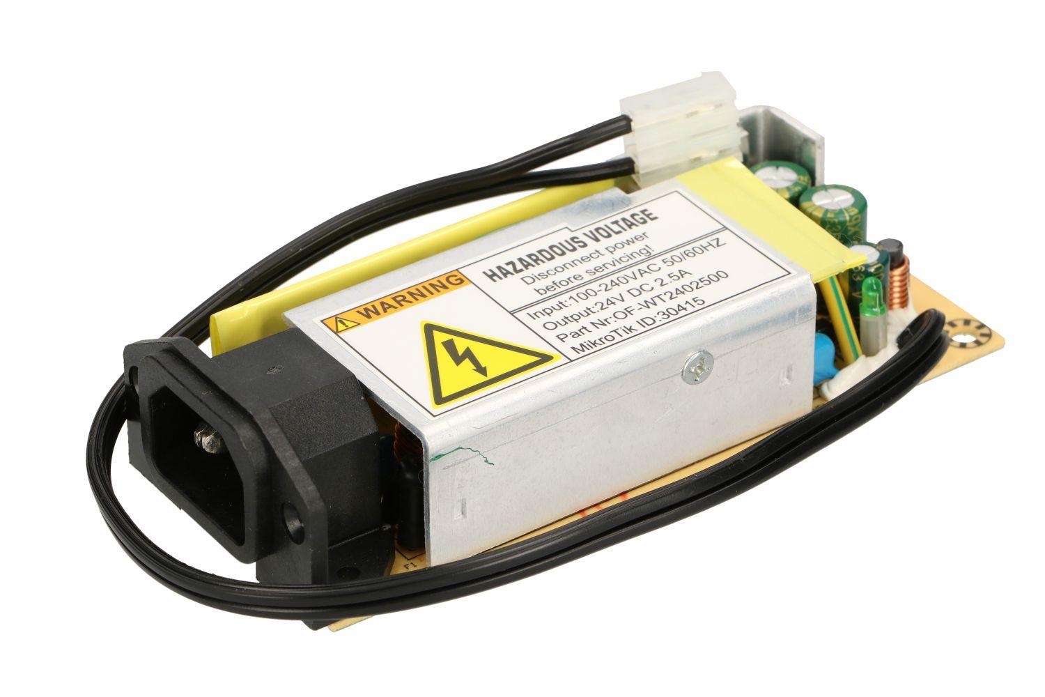 MikroTik 24V2APOW Alimentazione elettrica 24 V 25 A dedicato per CCR1009-7G-1C-1S CRS317-1G-16S RM