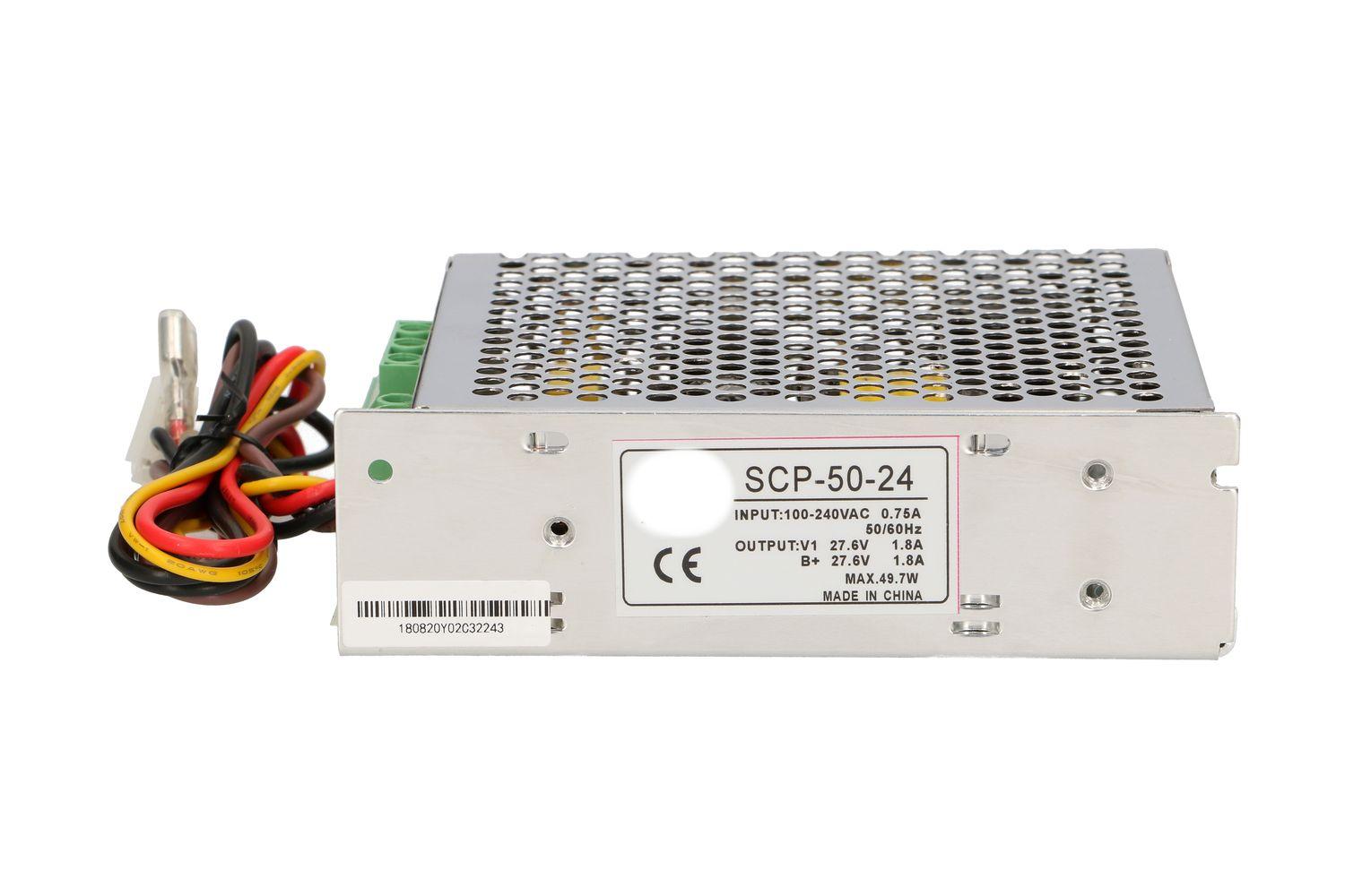 EXTRALINK SCP-50-24 POWER SUPPLY WITH BATTERY CHARGER 27.6V 50W 24V ZASILACZ BUFOROWY