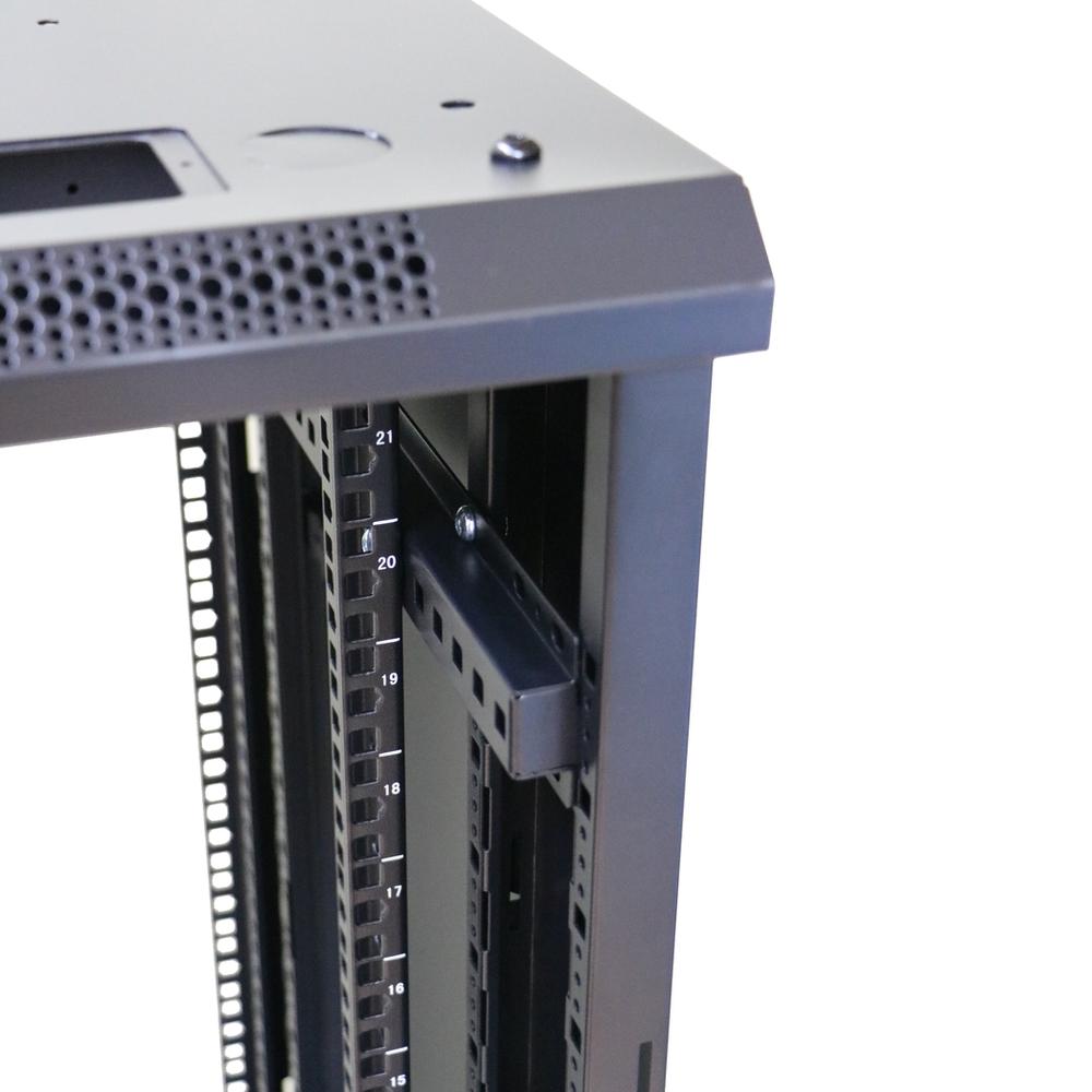 Extralink 27U 600x600 Nero Armadio per montaggio su rack in piedi