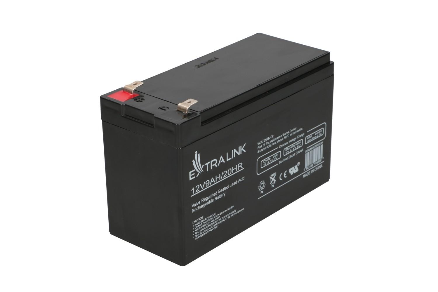 Extralink AGM 12V 9Ah Accumulatore Batteria senza manutenzione