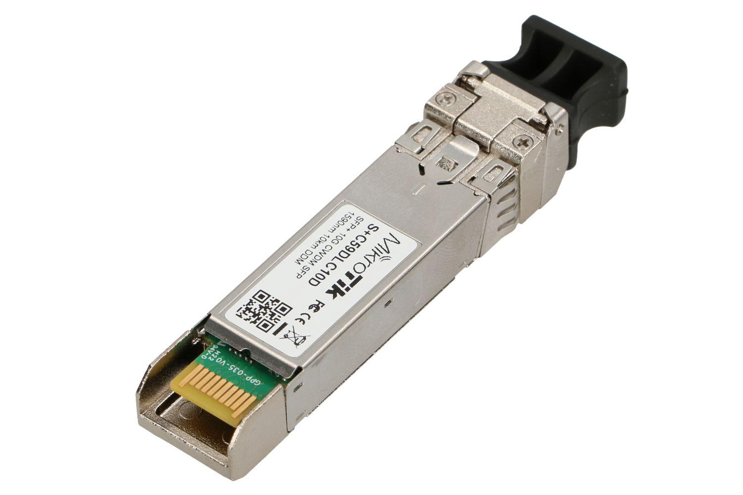 MikroTik S+C59DLC10D | SFP+ Modulo | CWDM, 10Gb/s, 1590nm, 2x LC, 10km, DDM, Single mode