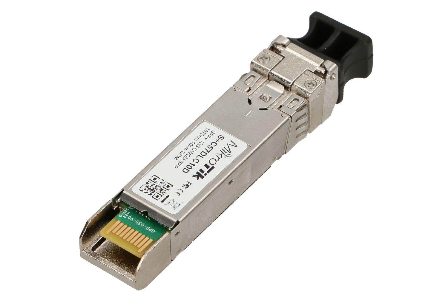 MikroTik S+C57DLC10D | SFP+ Modulo | CWDM, 10Gb/s, 1570nm, 2x LC, 10km, DDM, Single mode