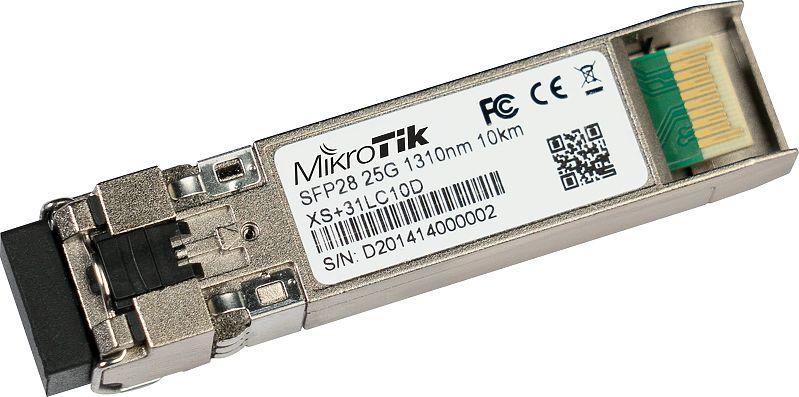 MikroTik XS+31LC10D | Modulo SFP/SFP+/SFP28 | 1/10/25Gb/s, SM, 10km, 1310nm