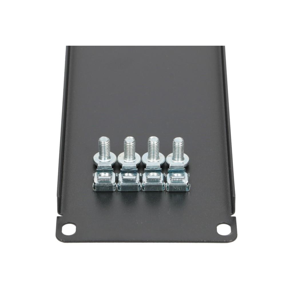 Extralink 2U 19" Front Blank Panel Black