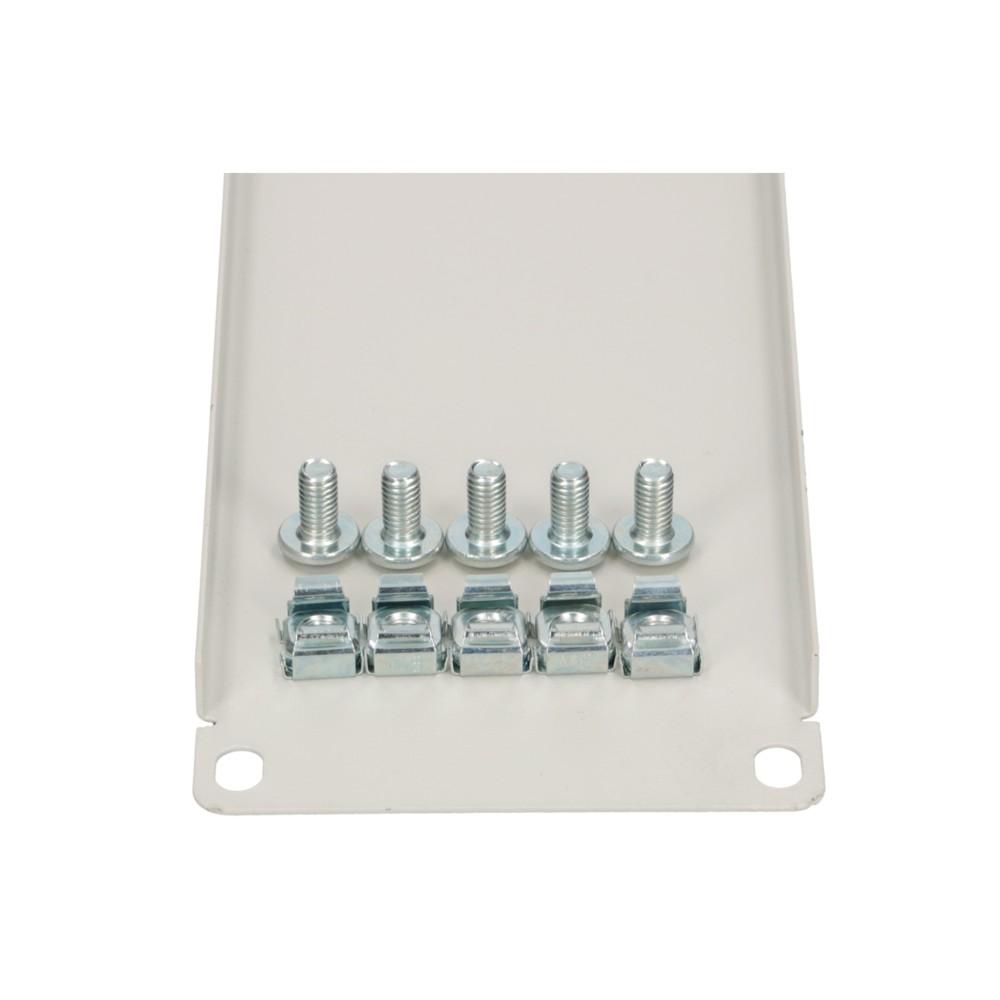 Extralink 2U 19" Front Blank Panel Gray