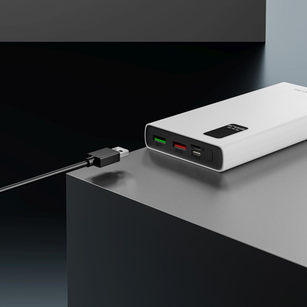 Extralink EPB-067W 10000mAh Bianco Powerbank Power bank Fast Charging USB-C
