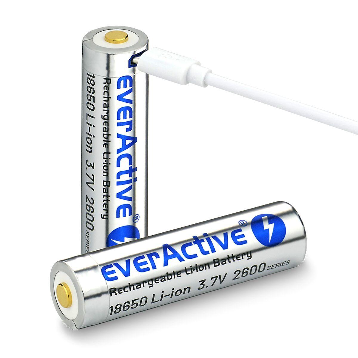 Batterie Ricaricabili EverActive EV18650-26M 3,7 V