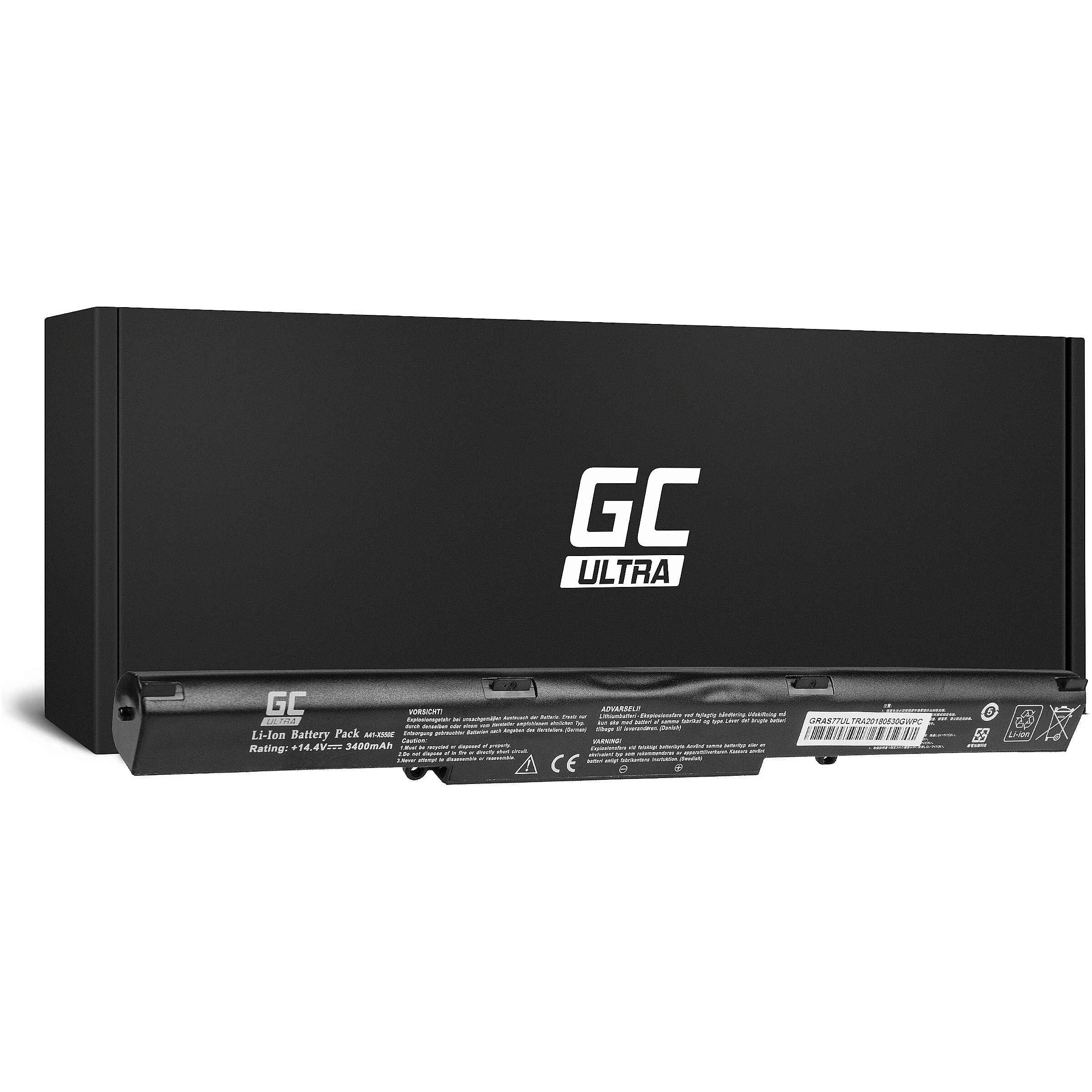 Batteria per laptop ULTRA per Asus A41-X550E F550D F550DP F750L - 14,4 V - 3400 mAh