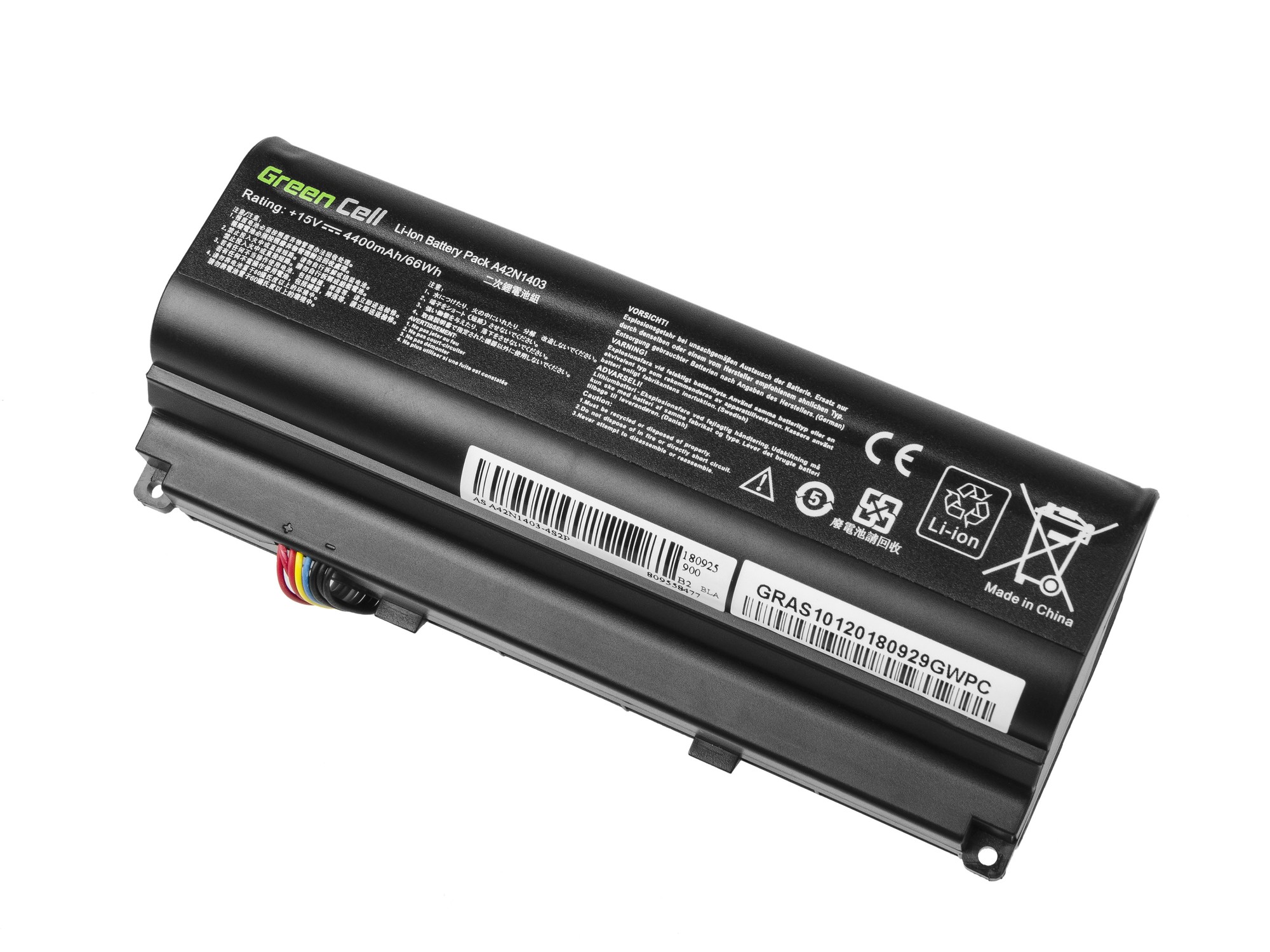 Batteria per portatile Asus ROG G751 G751J - 15V - 4400mAh