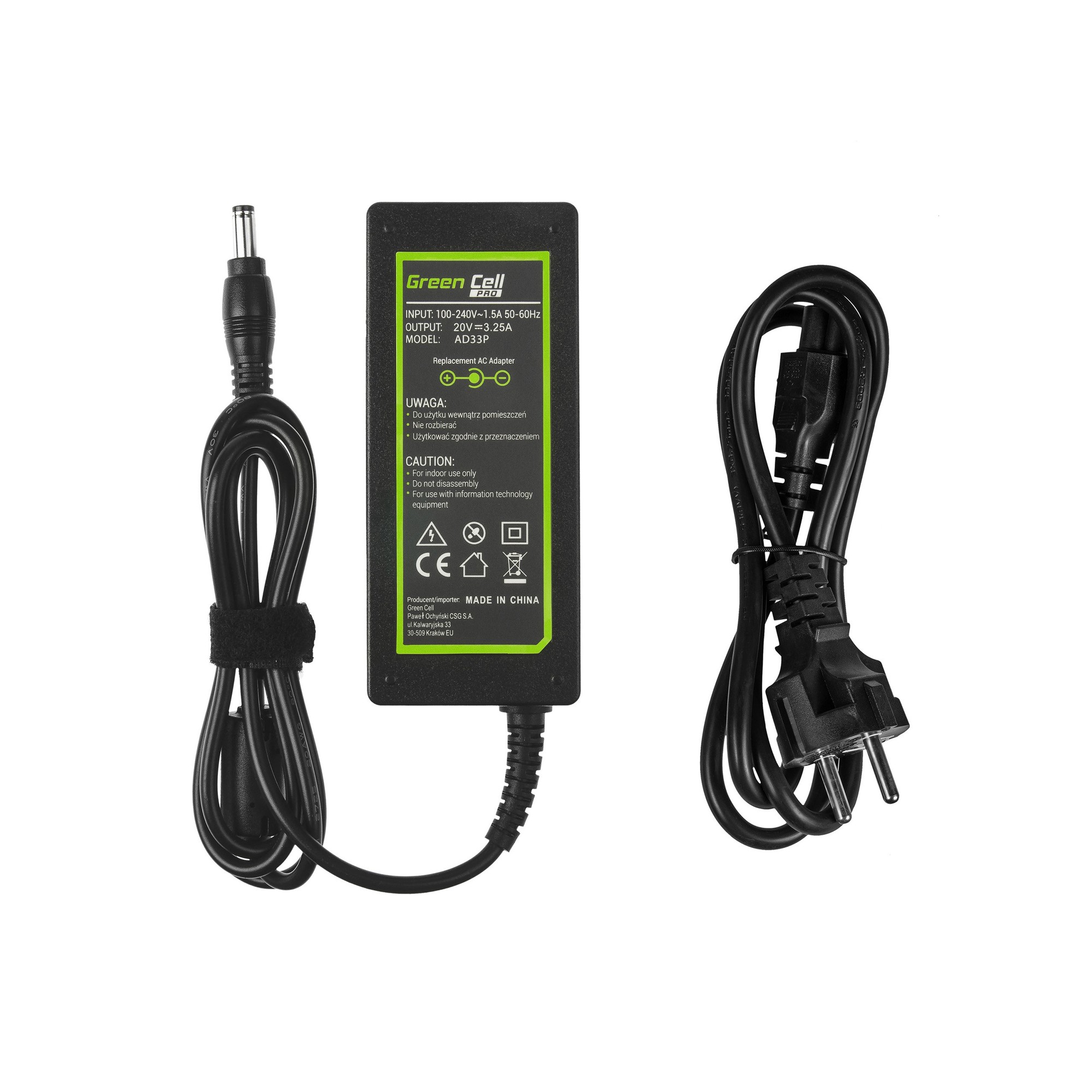 CHARGER/ADAPTER 20V3.25A65W...