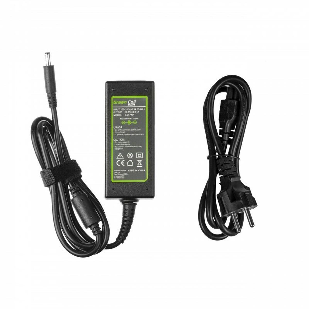 Green Cell AD57AP adattatore e invertitore Interno 45 W Nero (Green Cell Pro Charger for Dell XPS 13 etc., 19.5V 2.31A 45W - Bl