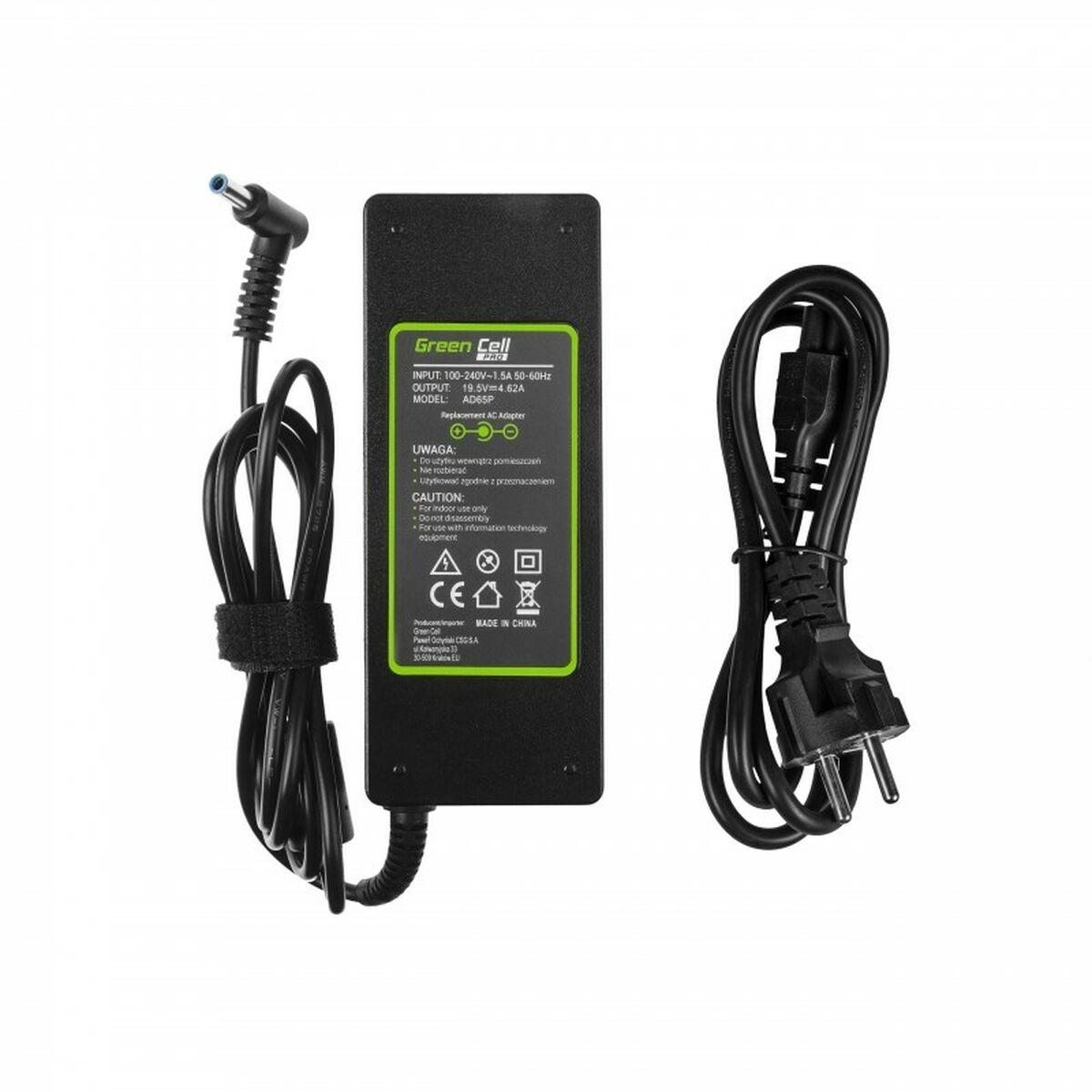 Green Cell AD65P adattatore e invertitore Interno 90 W Nero (Green Cell PRO AC Adapter 19.5V, 4.62A, 90W, for HP Pavilion, ProB