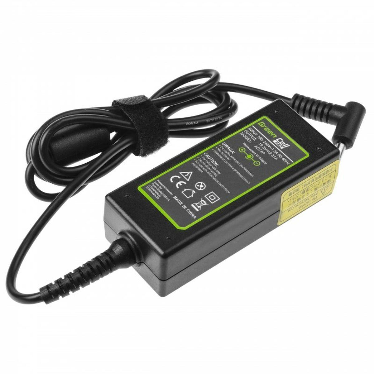Green Cell AD74P adattatore e invertitore Interno 45 W Nero (Green Cell Pro Charger for HP 250 etc., 19.5V 2.31A 45W - Black)