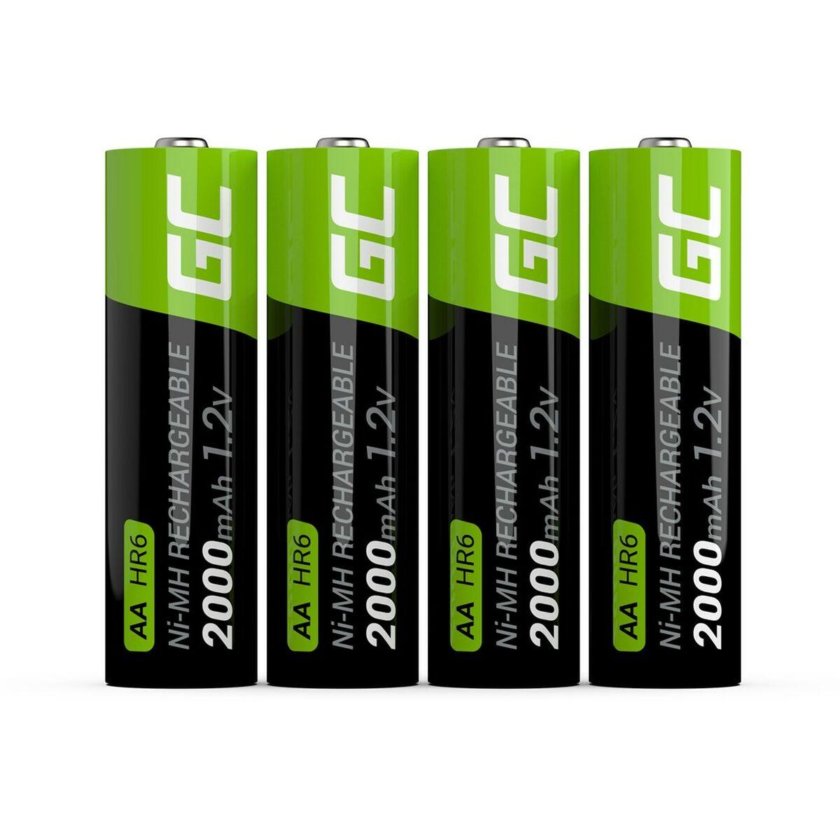 Green Cell GR02 batteria per uso domestico Batteria ricaricabile Stilo AA Nichel-Metallo Idruro NiMH (Green Cell Rechargeable A