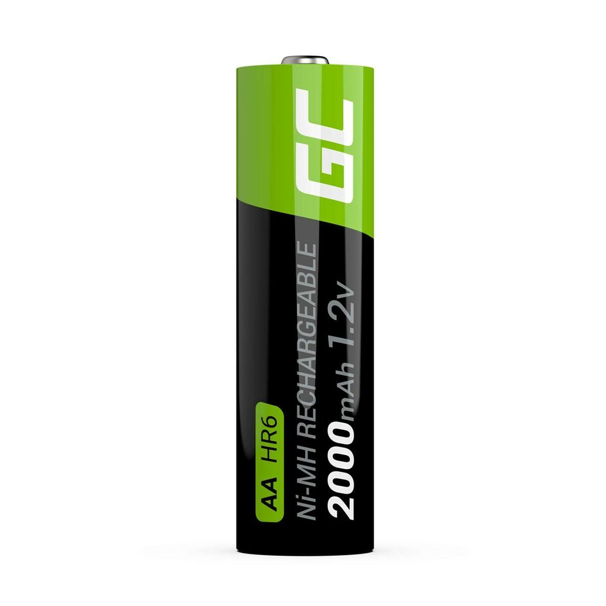 Green Cell GR02 batteria per uso domestico Batteria ricaricabile Stilo AA Nichel-Metallo Idruro NiMH (Green Cell Rechargeable A
