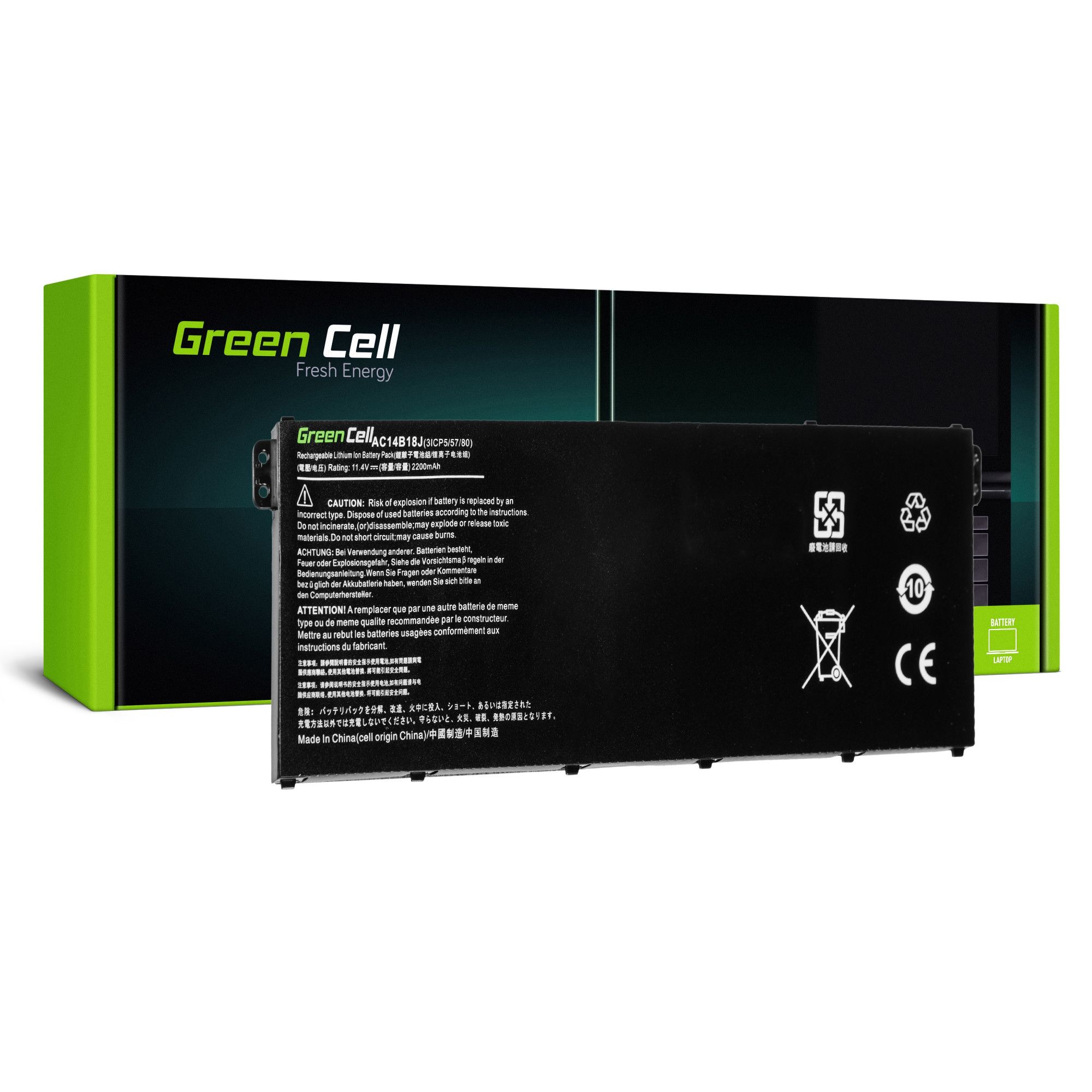 Batteria portatile per Lenovo ThinkPad E570 E575 - 14,4 V - 2200 mAh