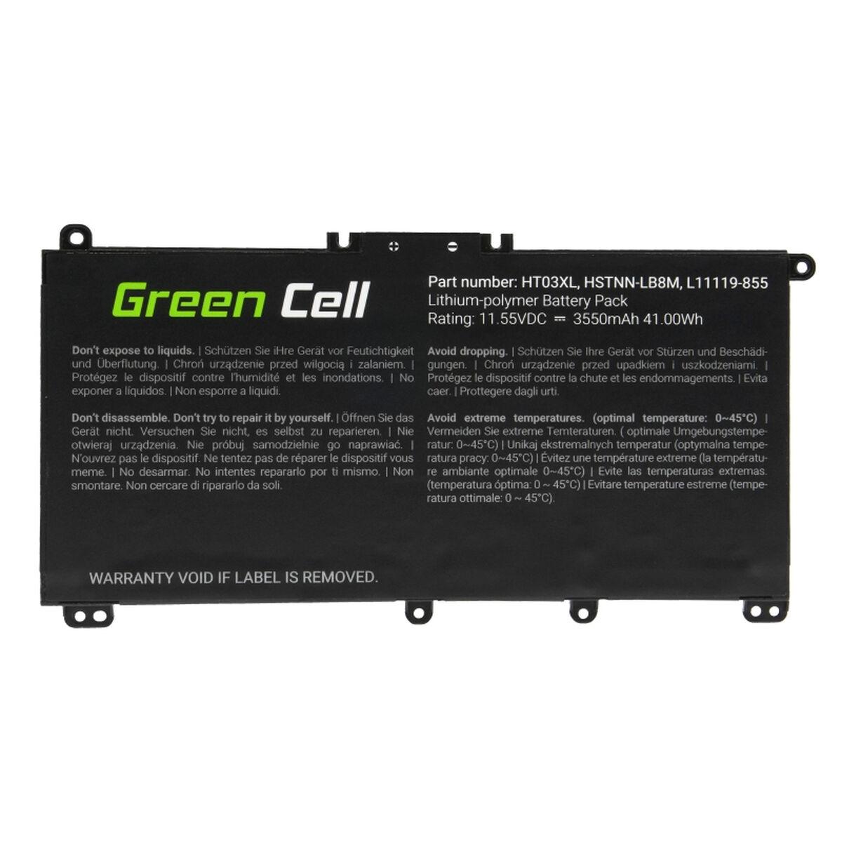 Green Cell HP163 ricambio per laptop Batteria (Green Cell Battery For HP Pavillion 14, 15, etc, replaces HT03XL, L11119-855, et