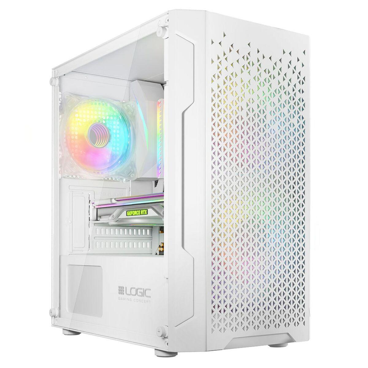 Case computer desktop ATX Logic ARAMIS ARGB Bianco