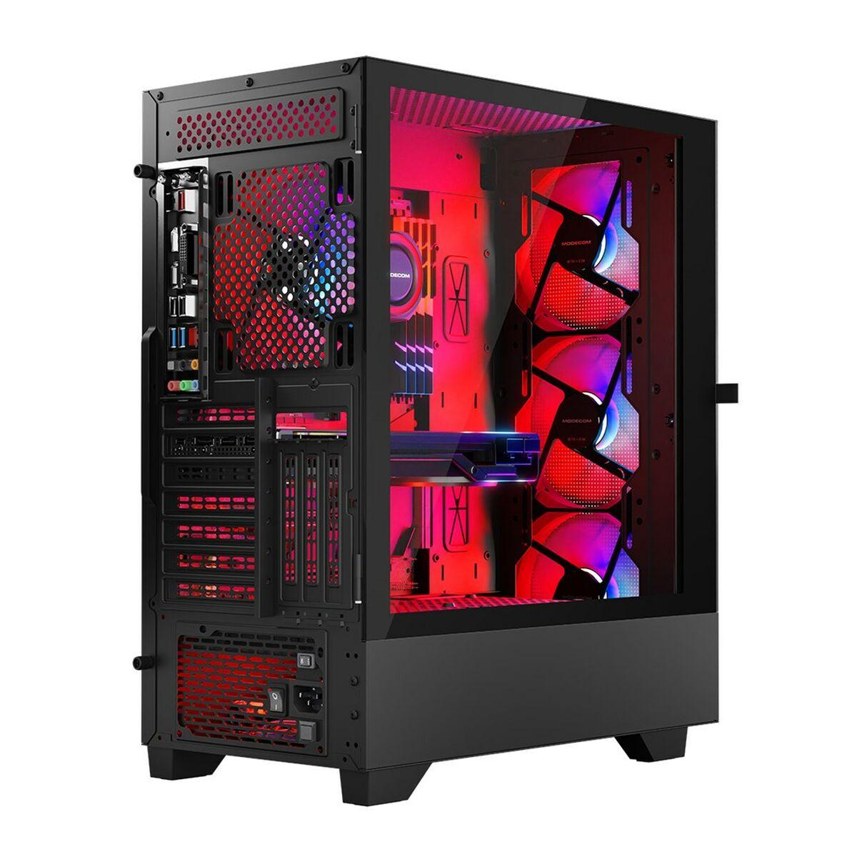 Case computer desktop ATX Modecom AT-SIROCO-MG-10-00ARGB-0002 Nero