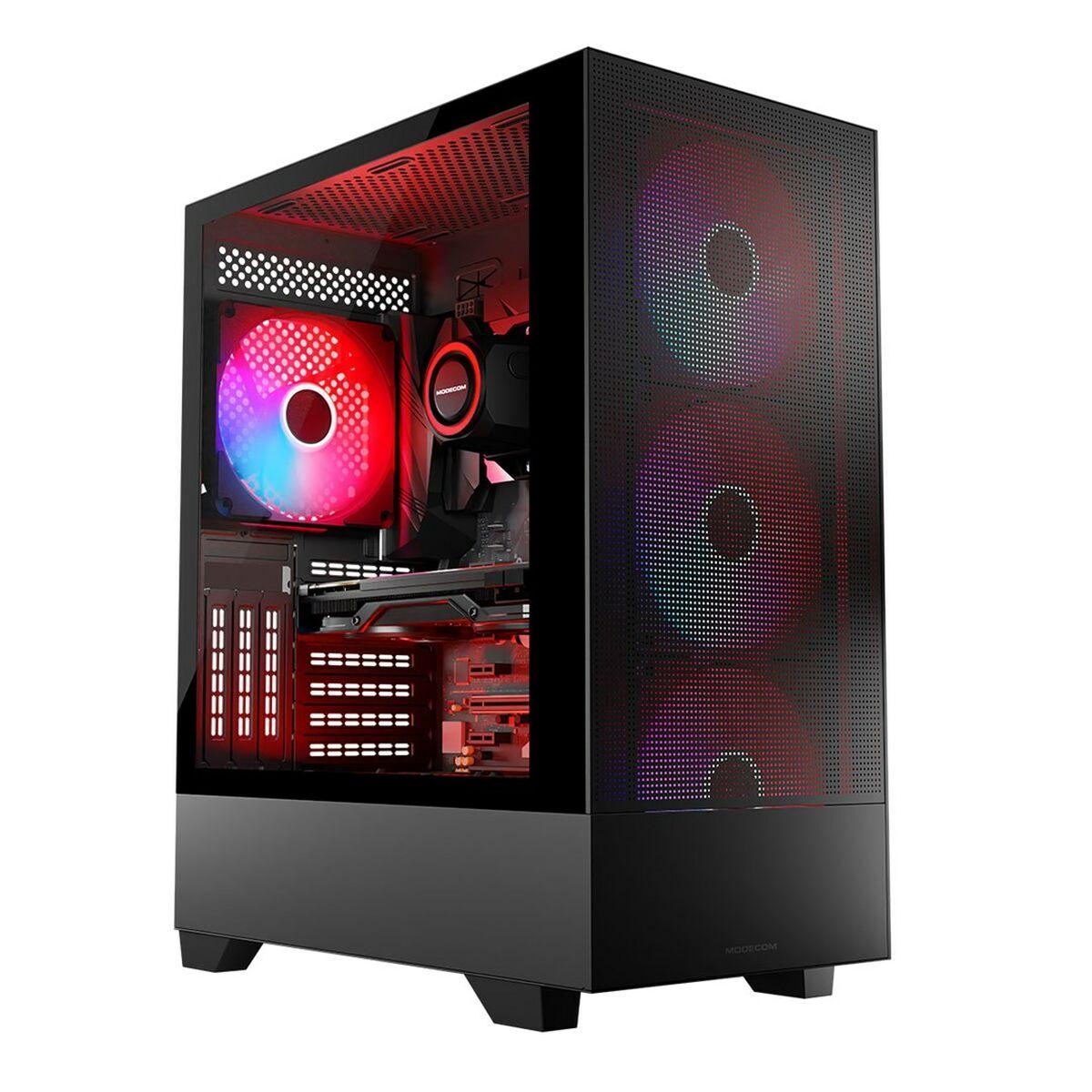 Case computer desktop ATX Modecom AT-SIROCO-MG-10-00ARGB-0002 Nero
