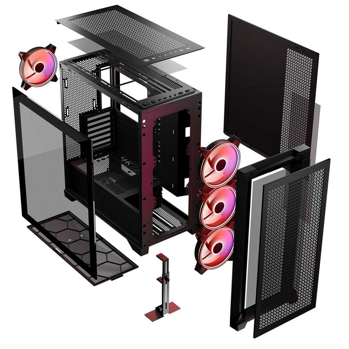 Case computer desktop ATX Modecom VOLCANO EXPANSE T APEX ARGB Nero