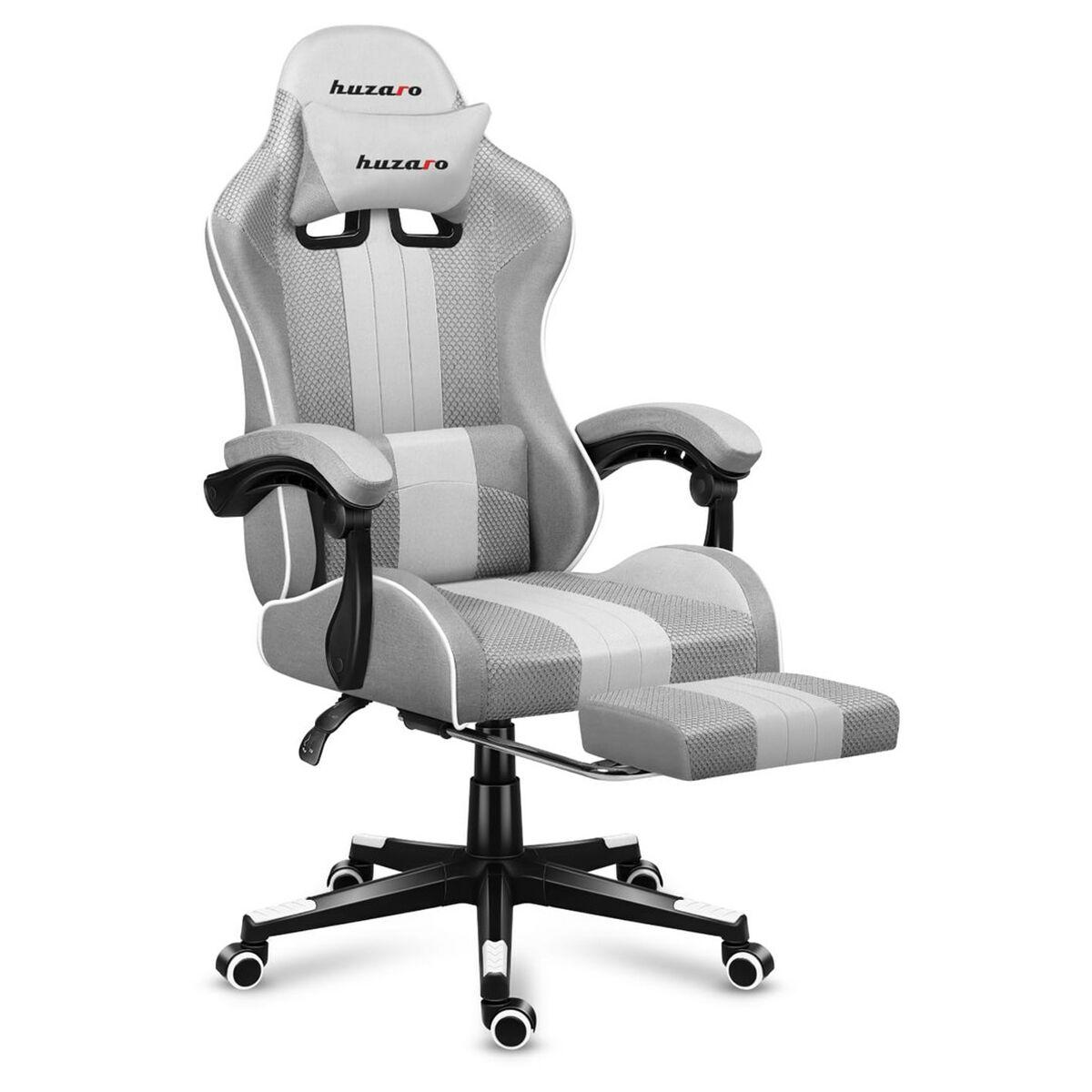 Sedia Gaming Huzaro HZ-Force 4.7 White Mesh Bianco Grigio