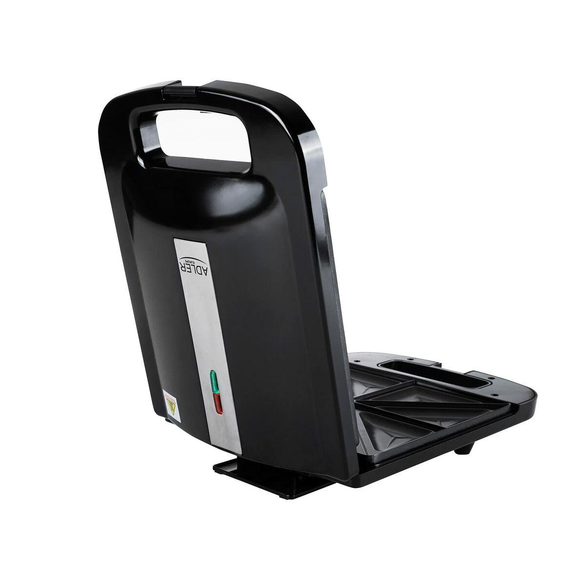 Piastra Grill Elettrica Adler AD 3055 Nero 2000 W