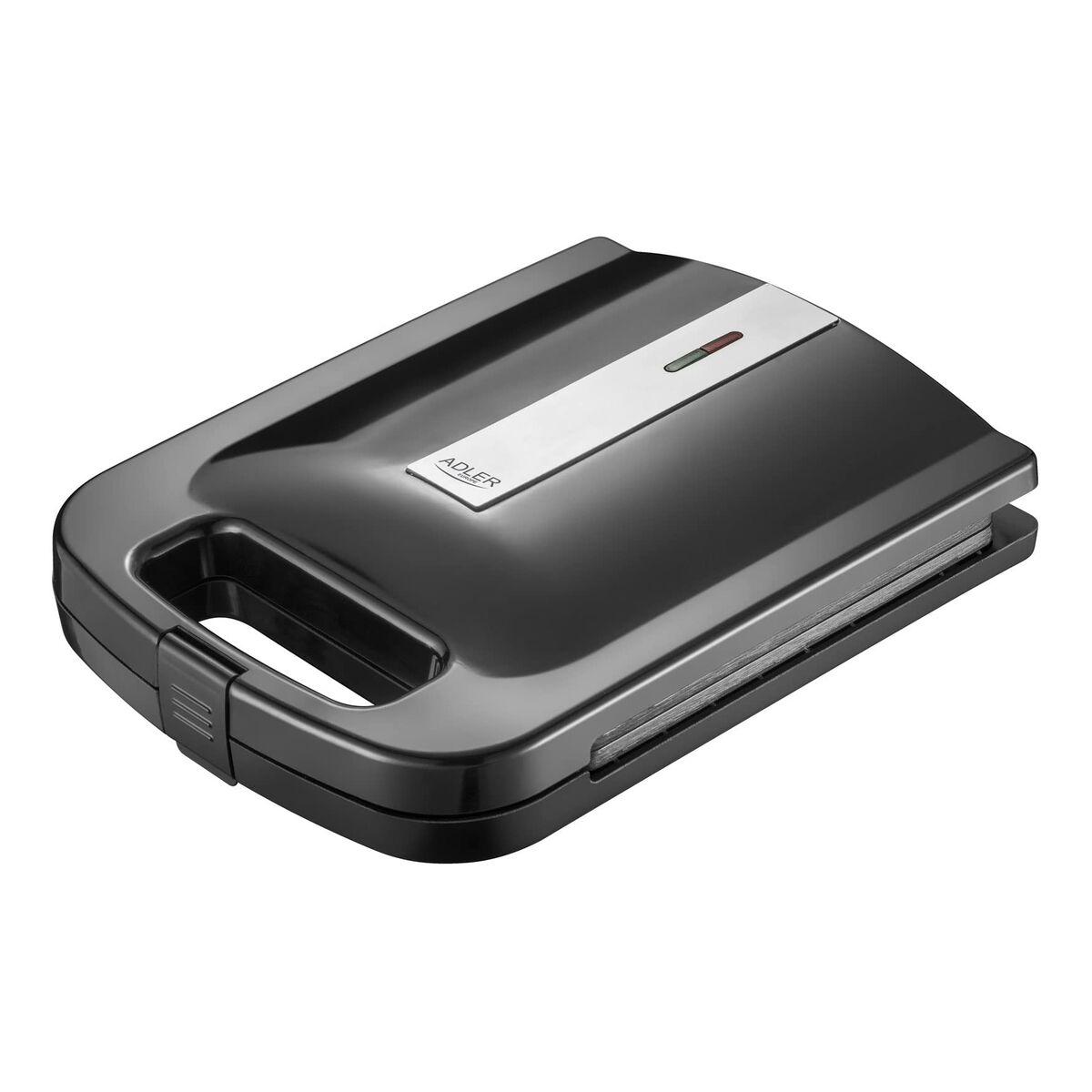 Piastra Grill Elettrica Adler AD 3055 Nero 2000 W