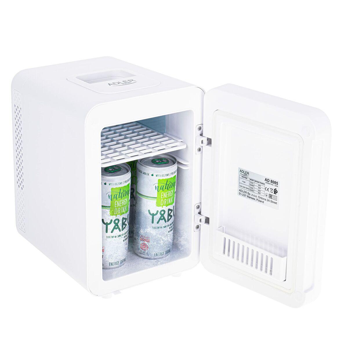 Adler Mini frigorifero con specchio AD 8085 Libera installazione, Dispensa, Altezza 27 cm, CapacitÃƒÂ  netta frigorifero 4
