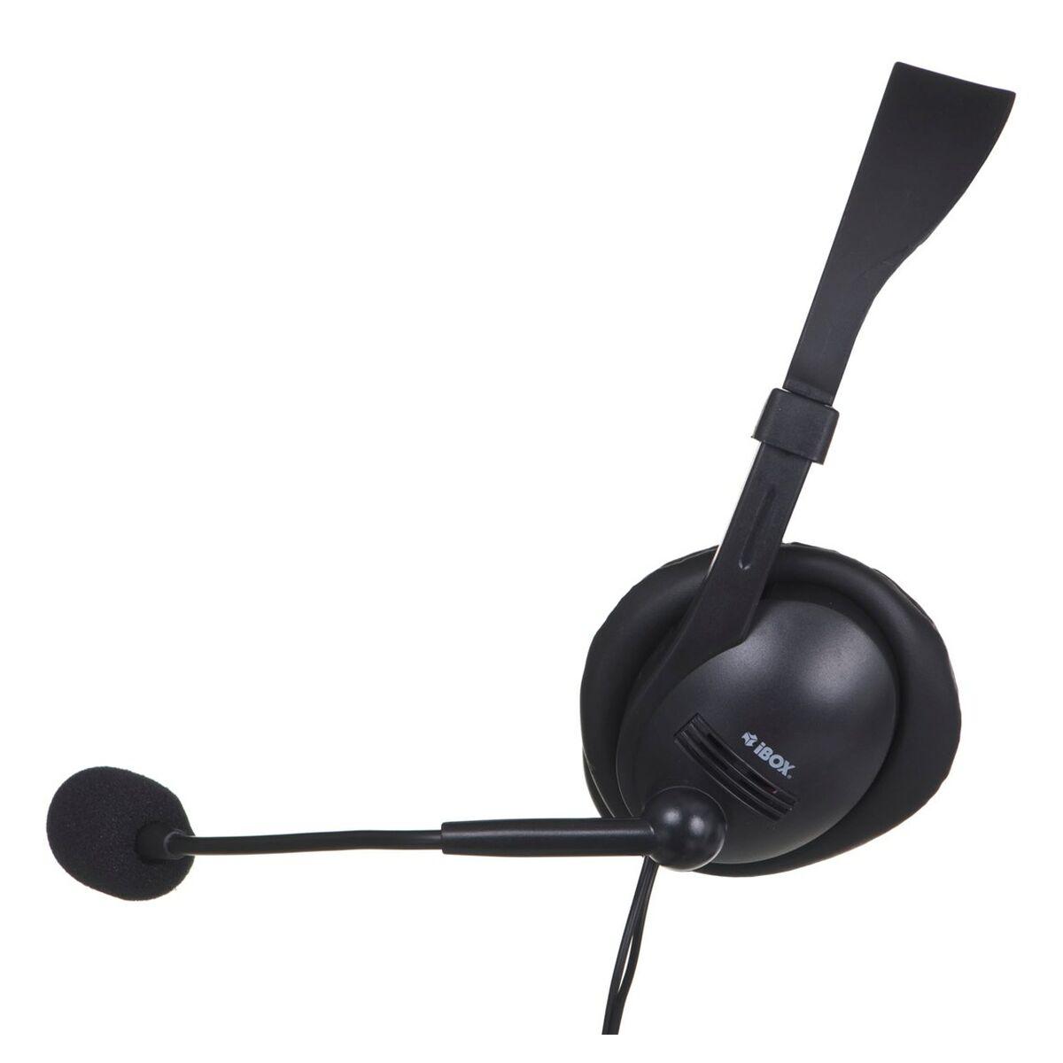 Auricolari con microfono ibox w1mv ner