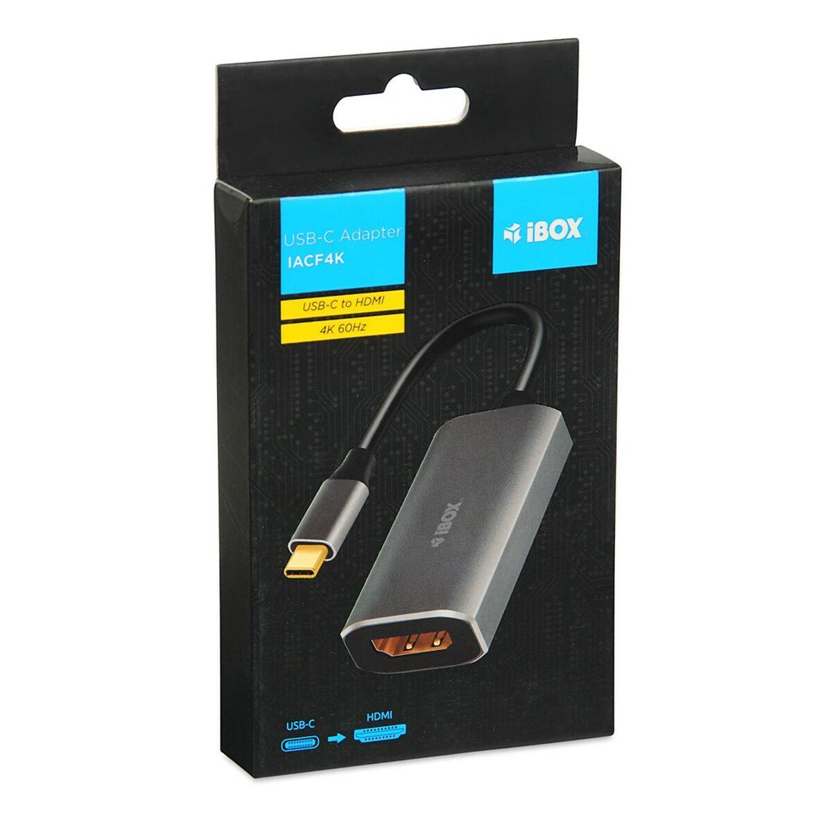 Adattatore USB-C con HDMI Ibox IACF4K Argentato