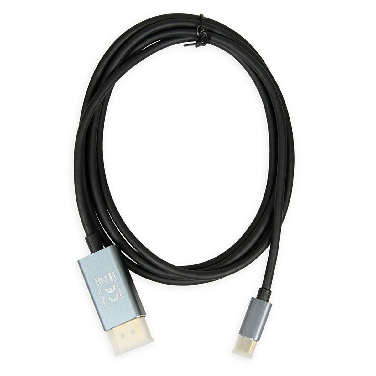 Adattatore USB C con DisplayPort Ibox ITVCDP4K Nero 1,8 m