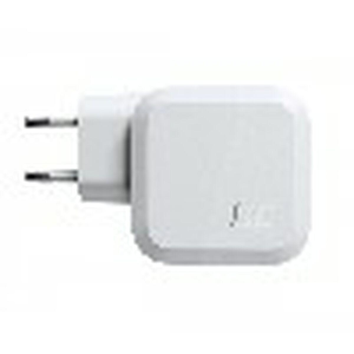 Caricabatterie Green Cell White 65W GaN GC PowerGan per laptop MacBook telefono tablet Nintendo Switch - 2x USB-C 1x