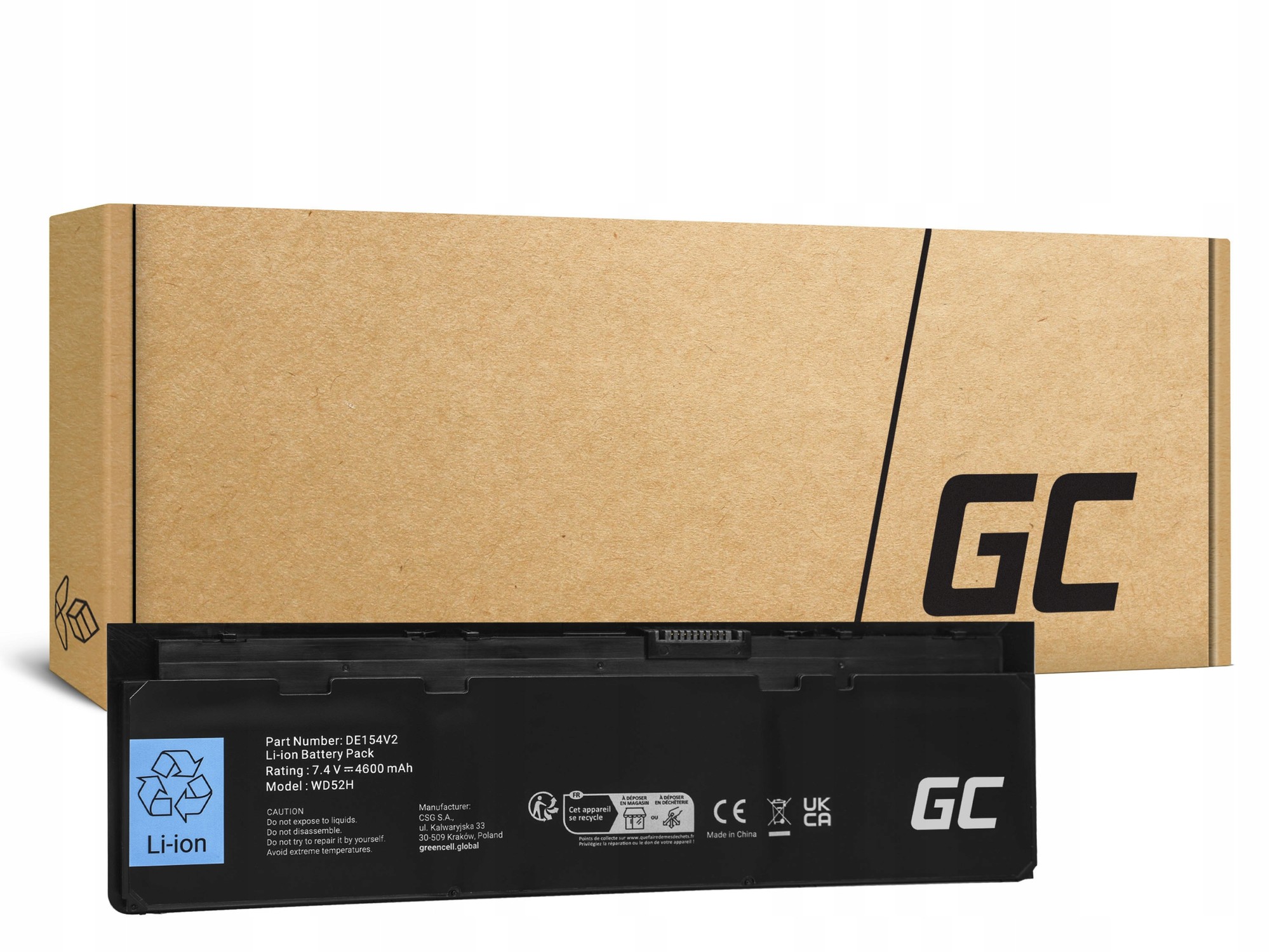 Batteria per laptop WD52H VFV59 KWFFN HJ8KP per Dell Latitude E7240 E7250