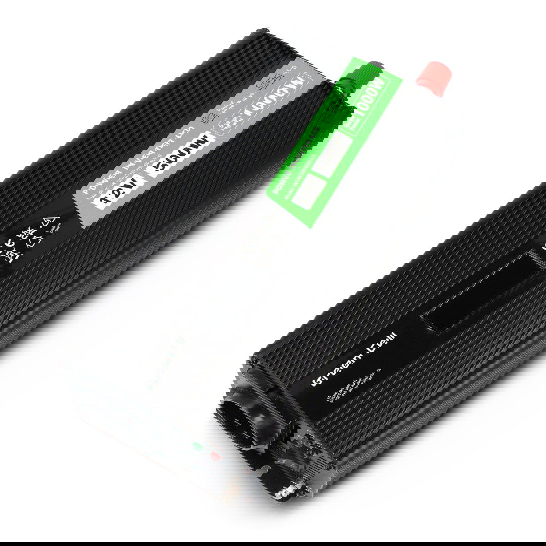 Power Inverter LCD 12V 500W 1000W Onda sinusoidale pura con display