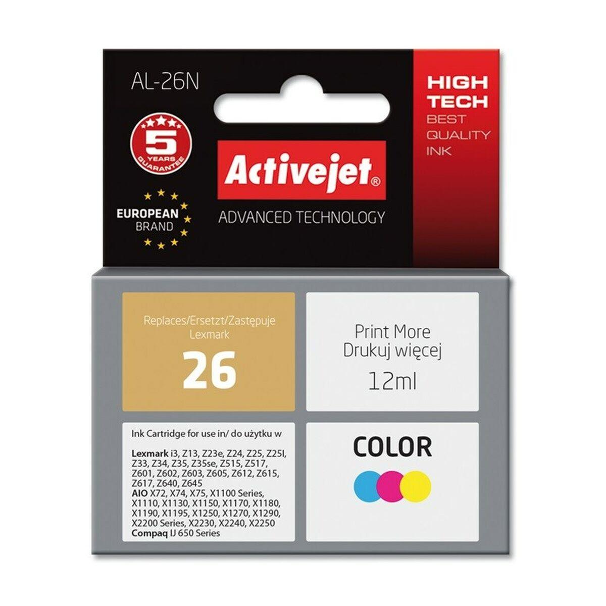 Cartuccia d'inchiostro compatibile Activejet AL-26N Ciano/Magenta/Giallo