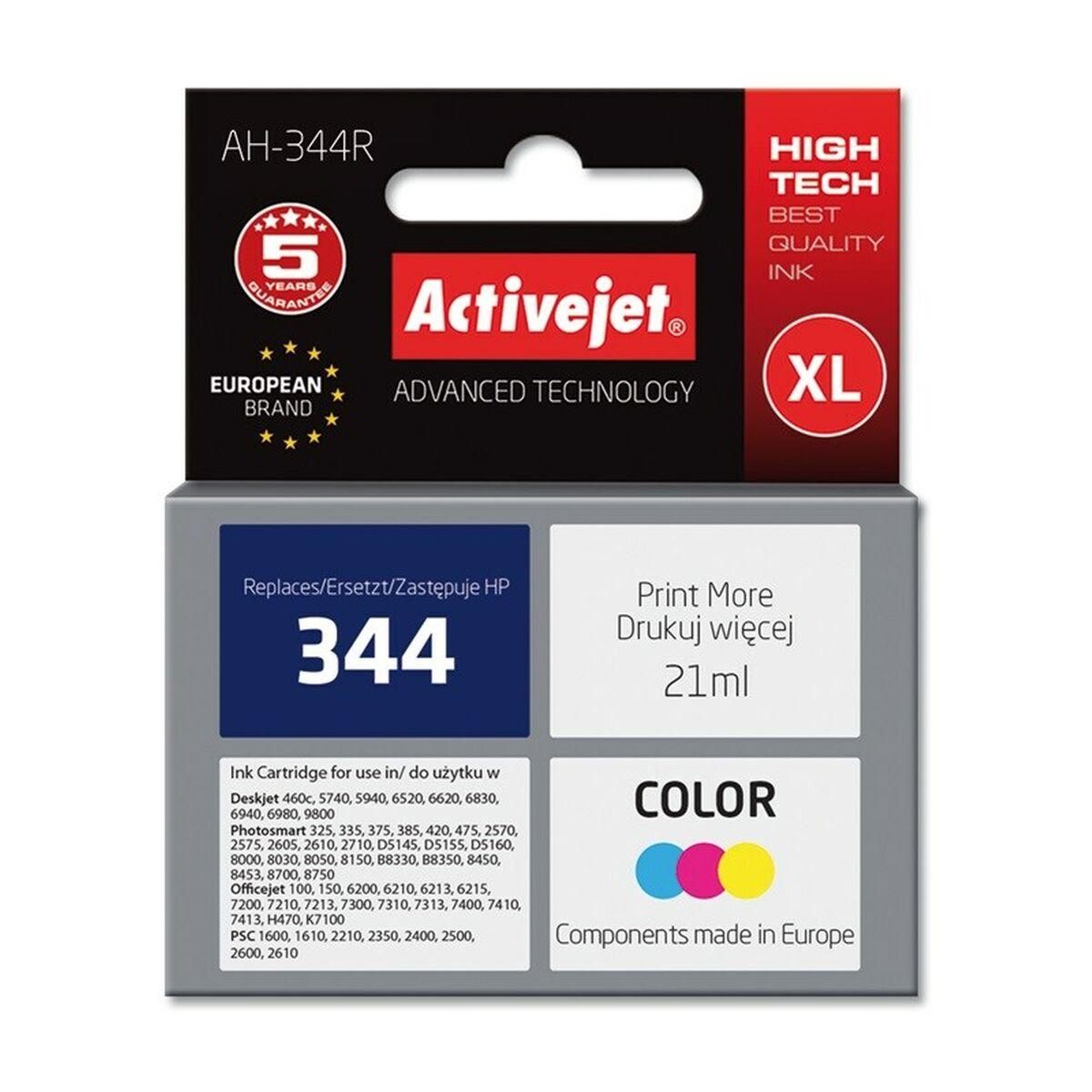 Cartuccia ad Inchiostro Originale Activejet AH-344R Ciano/Magenta/Giallo