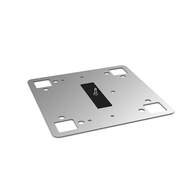 Piastra di montaggio CWL installata sotto la membrana/carta catramata 1 vite da 50 mm e tampone in gomma (K-53-50)